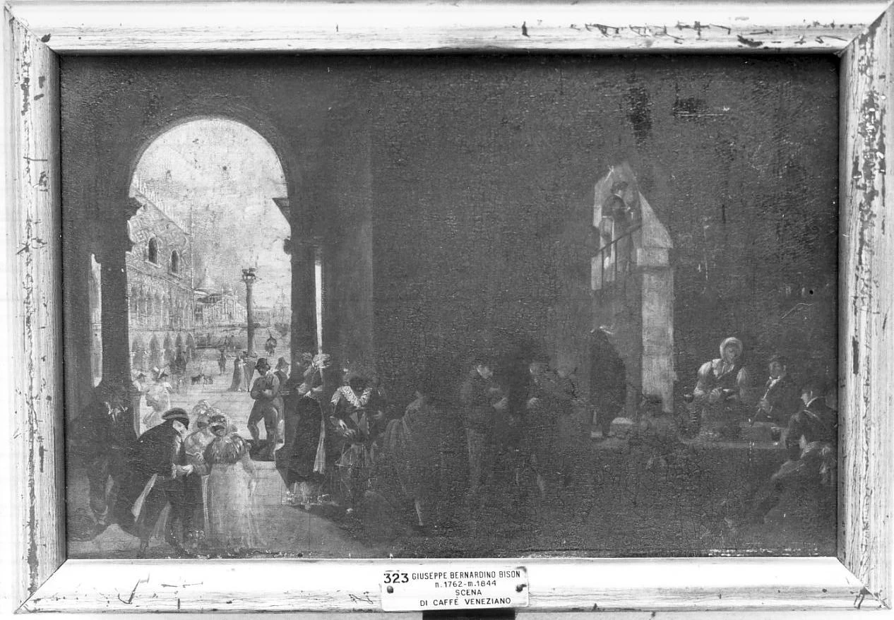 Scena di caffè veneziano - Museo Civico Ala Ponzone